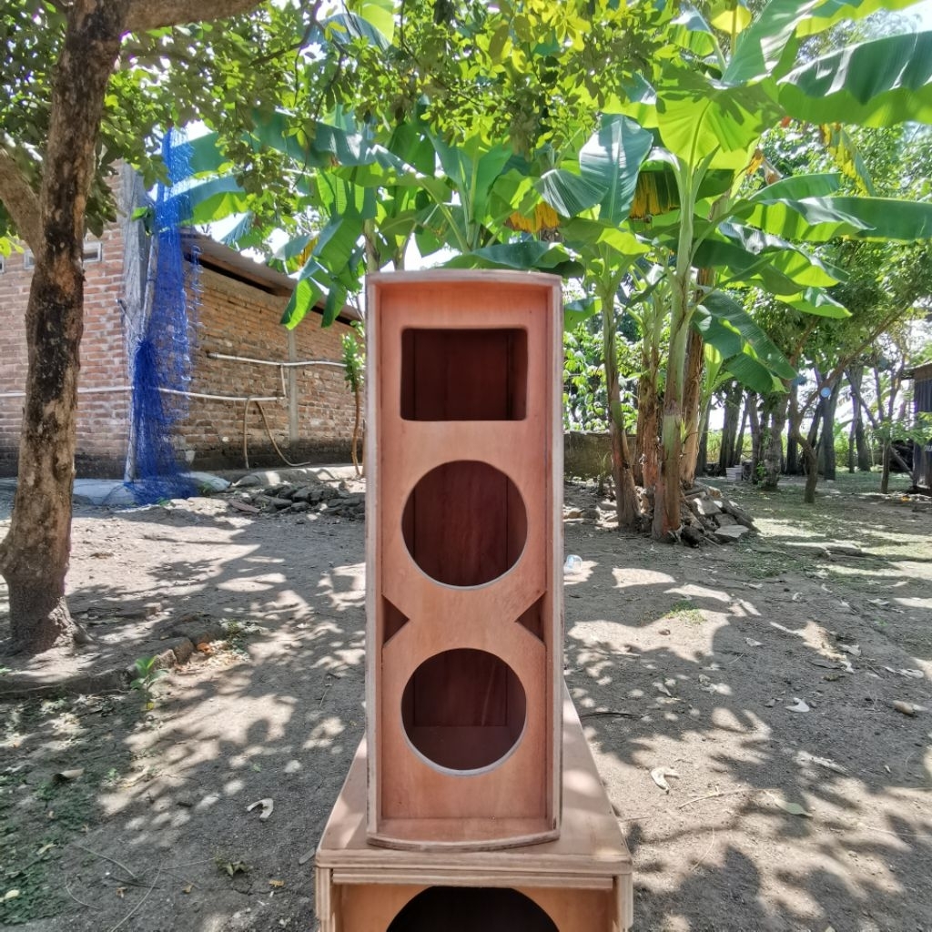 Box Speaker Column 4 Inch Double, Tweeter Audax Ax65