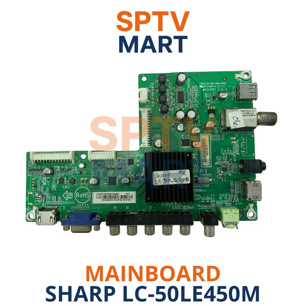 MAINBOARD TV SHARP LC-50LE450M – MB SHARP LC-50LE450M