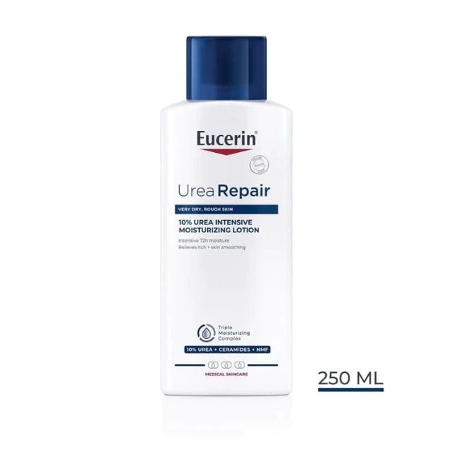 Eucerin Urea Repair Plus 10% Urea Lotion 250ml | Repair & Moisturize Dry Body Skin | Gentle Daily Ca