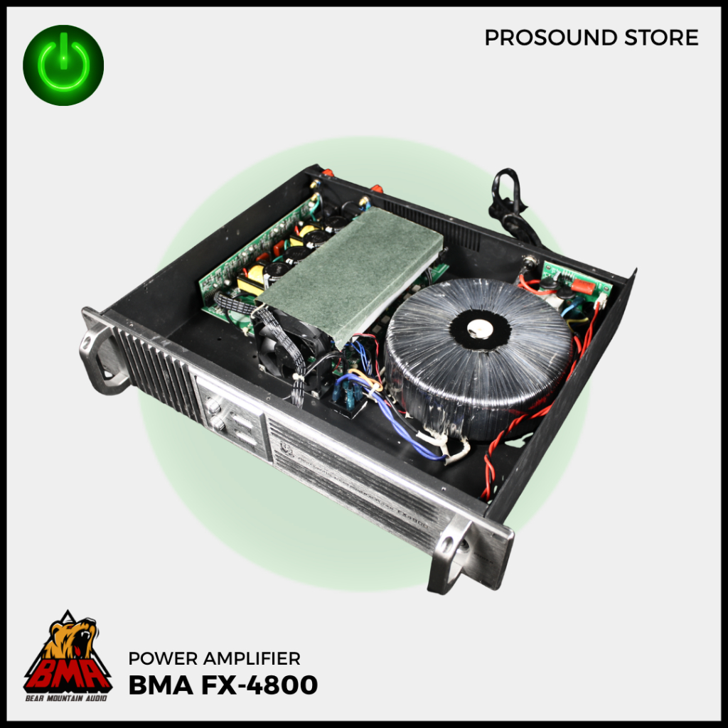 Power Amplifier BMA FX-4800 / Ampli BMA / Power BMA FX4800