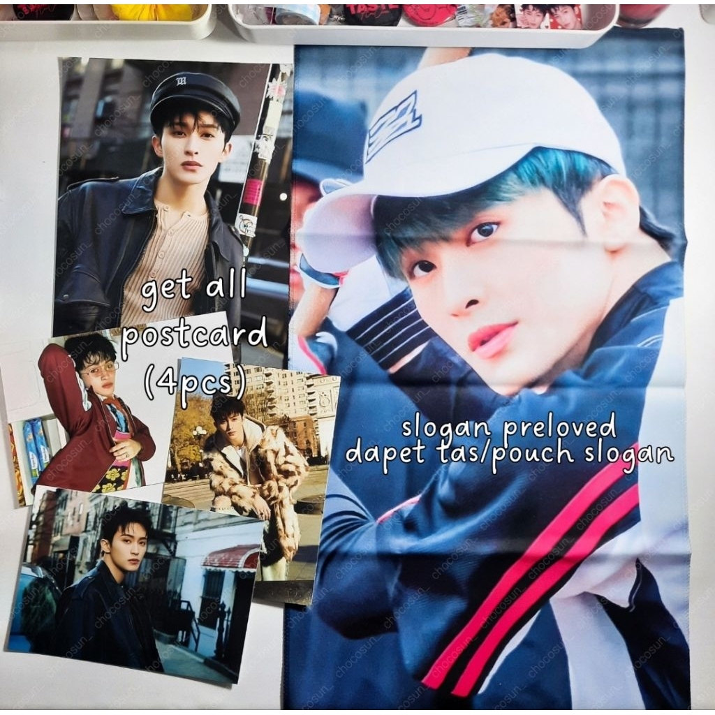 [BACA DESKRIPSI] Postcard The Firstfruit Mark Lee Slogan Mark lee baseball universe unsealed prelove