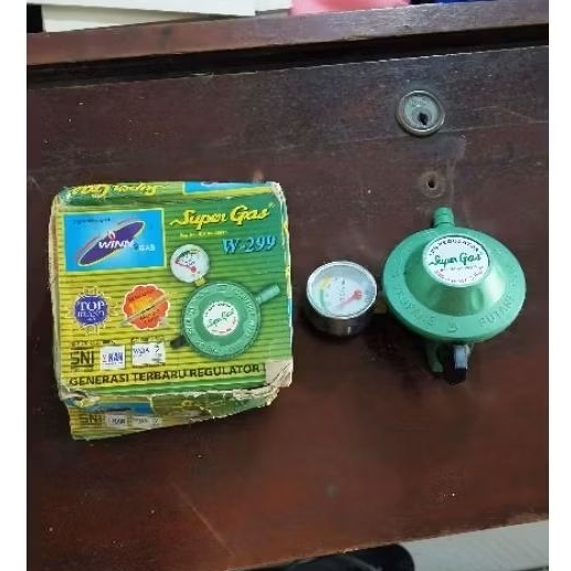 Regulator Gas LPG Tekanan Rendah WINN GAS Super Gas W 299 Meter