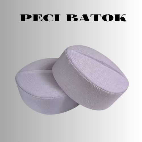 Peci putih batok habib bahar / peci batok / peci putih / peci haji