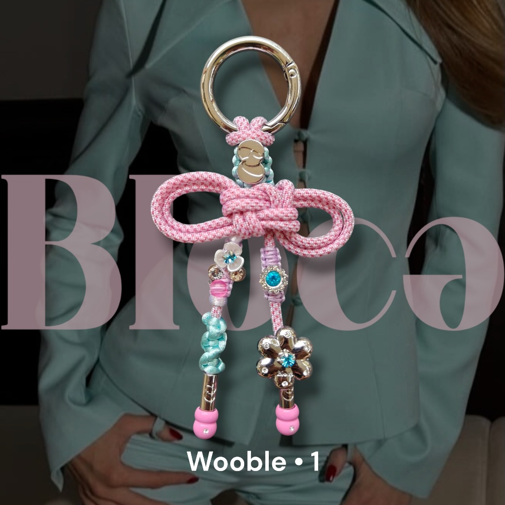 [Bloca Bag Charm] Wooble Bag Charm