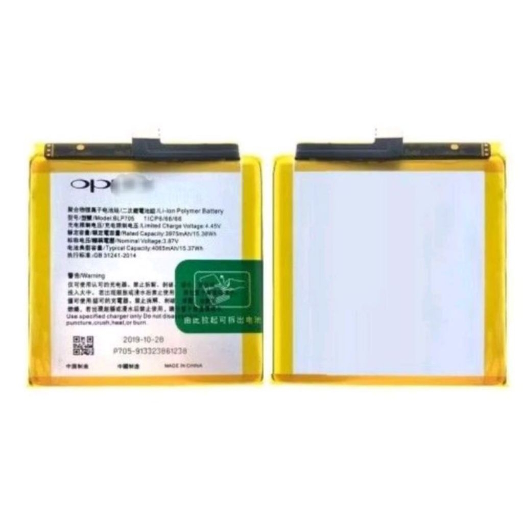 Promo Baterai OPPO Reno 10x Zoom BLP705 Original 100% New Battery Batre Handphone BLP-705 Garansi 6 