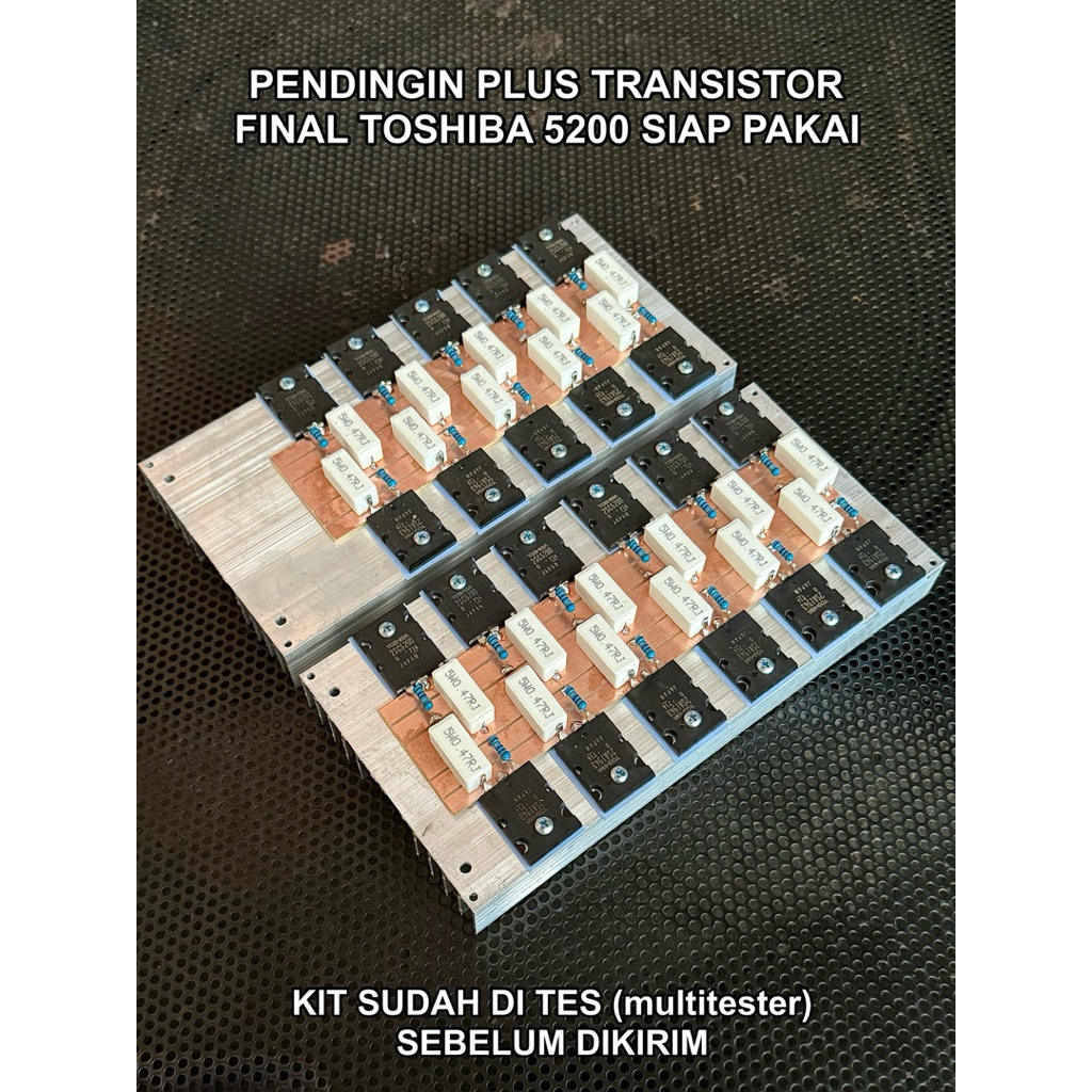 Pendingin plus Transistor Final Toshiba 5200