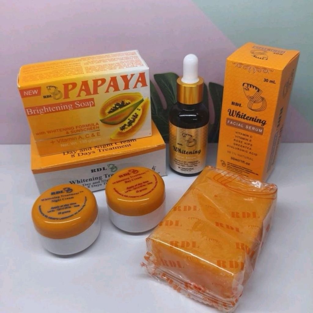 Paket Skincare RDL lengkap dengan Ekstrak Pepaya untuk Wajah Sehat