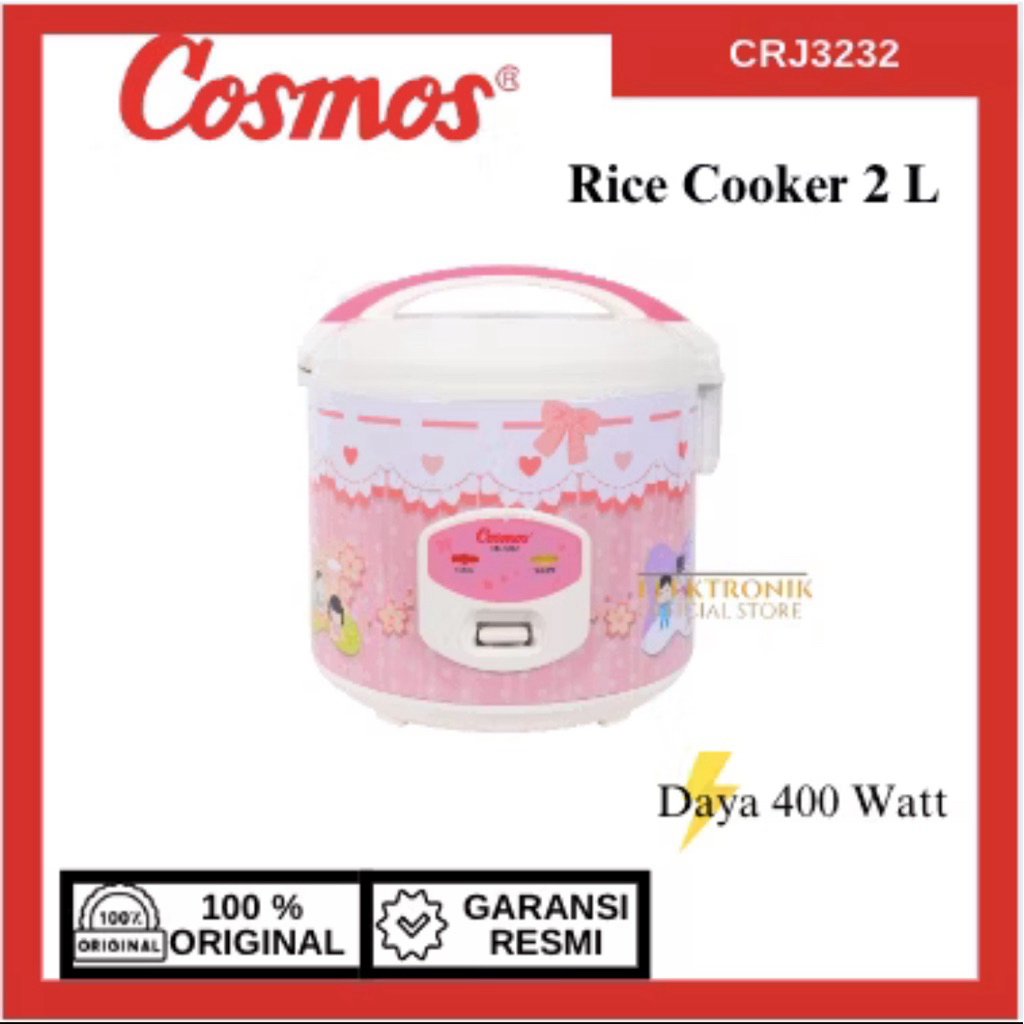 Cosmos Rice Cooker 2 L CRJ3232/ Rice Cooker/ Rice Cooker Cosmos/ Rice Cooker Kost
