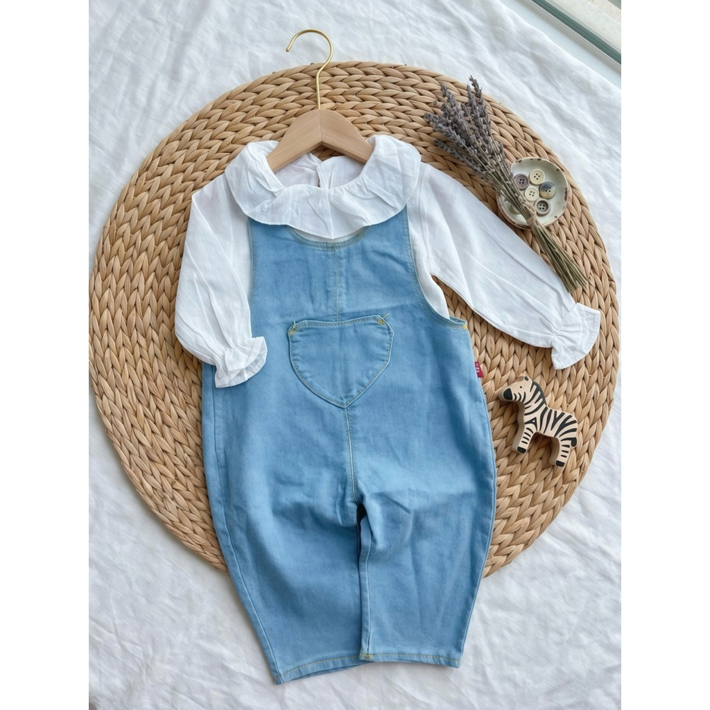 Overall Jens Anak Perempuan | Size 2-3 tahun