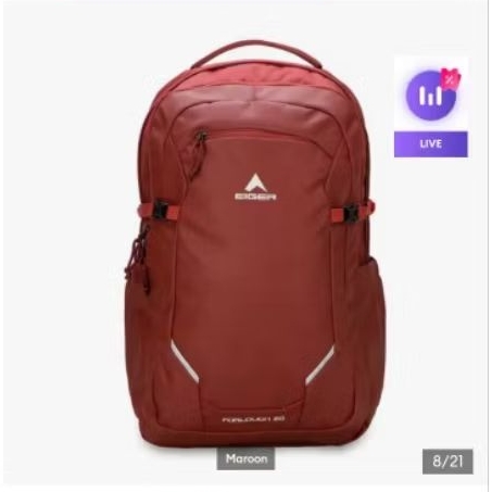 Tas Ransel Eiger Forlough 20 - Laptop 14 Inch - original