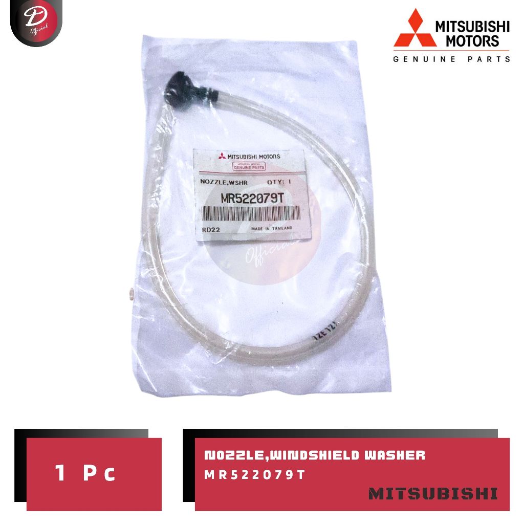 Nozzle Wiper Semprot Air Lancer Galant Pajero Triton Grandis Kuda MR522079T Original Asli Mitsubishi