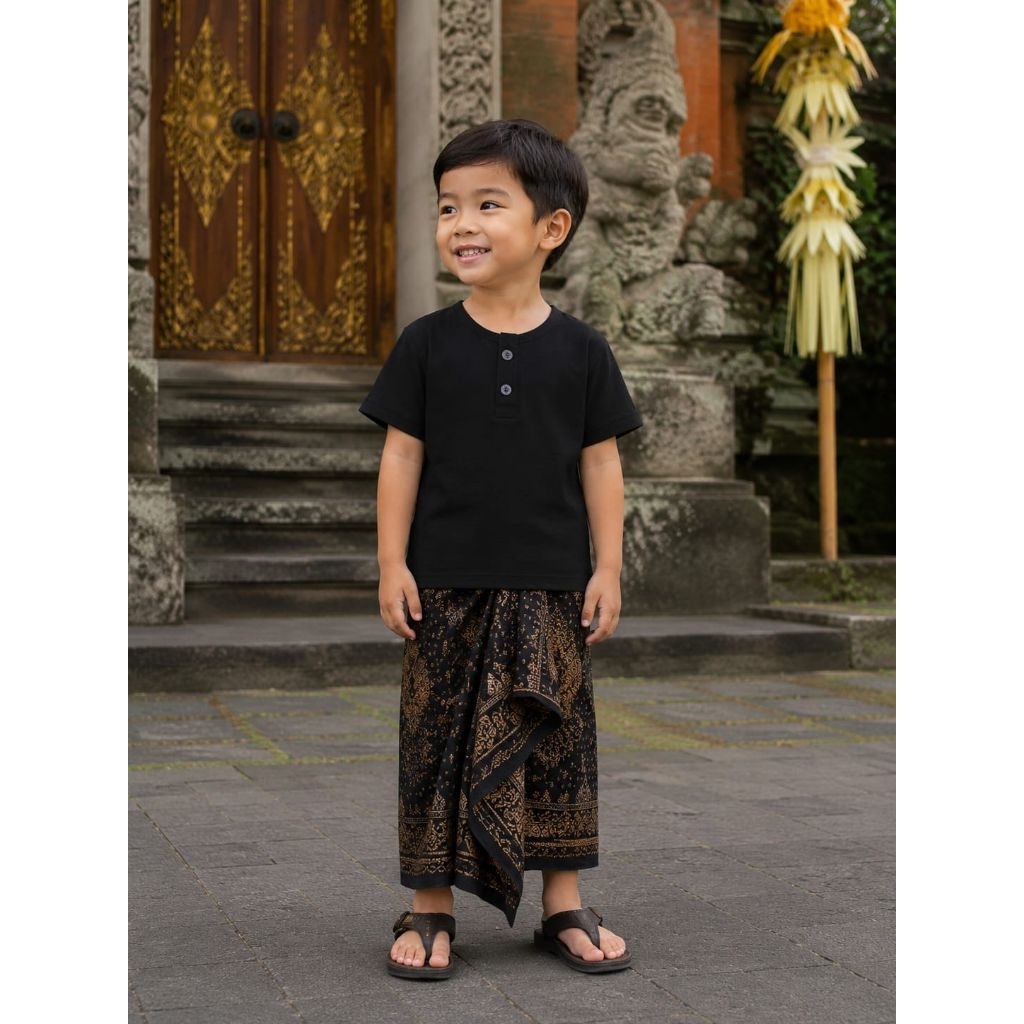 Baju Anak Tangan Pendek/Baju Kaos MBA/Kaos Polos/Baju Kaos Kancing Dua