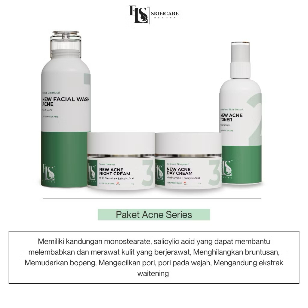 Paket Acne LS Skincare untuk Perawatan Wajah Berjerawat