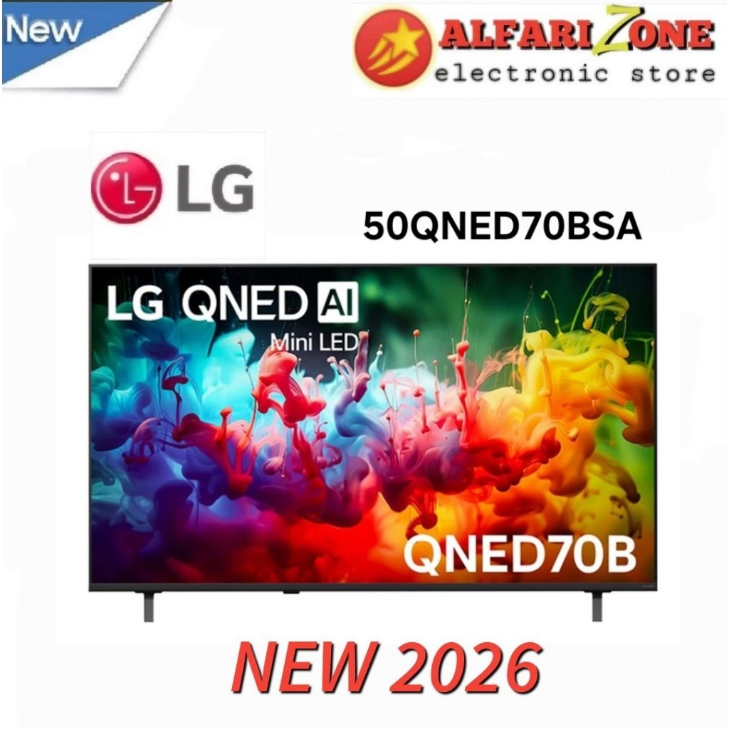 LG 50QNED70BSA New Model QNED TV LG QNED70B 50 INCH Mini LED Technology