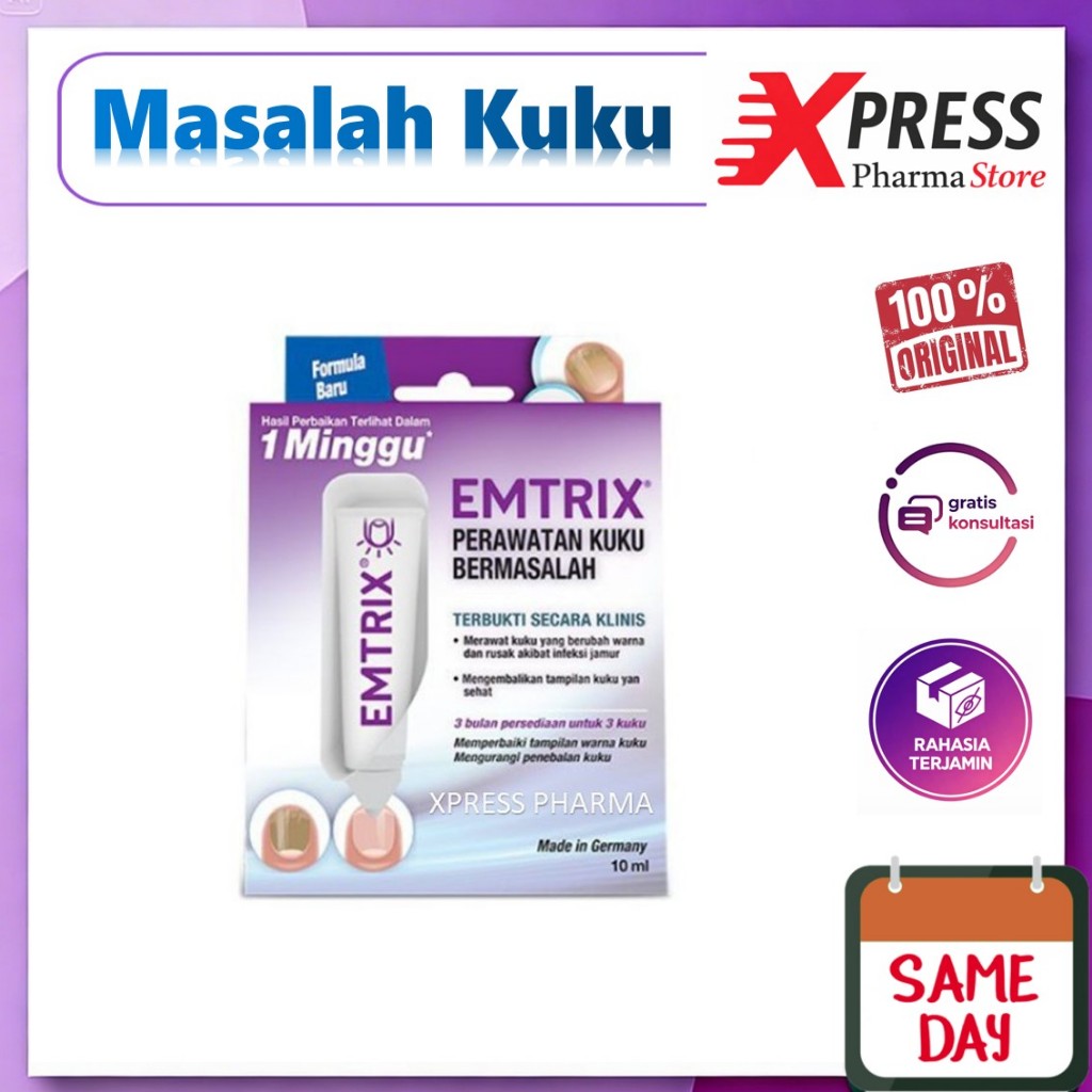 XPRESS   Emtrix Perawatan Kuku Gel Salep Penghilang Jamur Kuku Emtrik Mtrix
