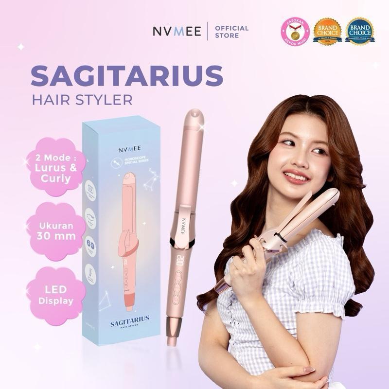 YK - NVMEE Catok Rambut 2 IN 1 Sagitarius