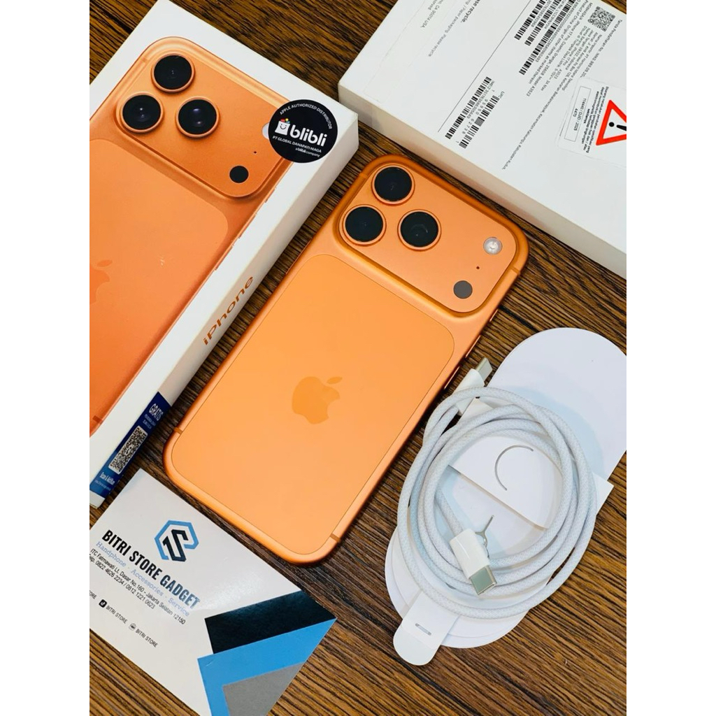 iPHONE 17PRO 256GB ORANGE | EX BLIBLI GDN | FULLSET ORIGINAL 100%