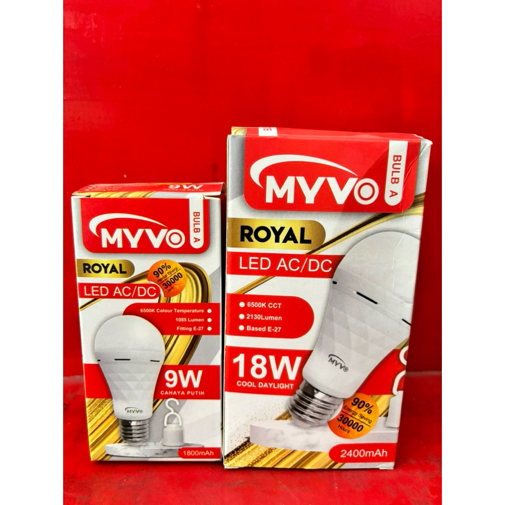 Myvo AC/DC / Myvo Led AC/DC / Lampu Emergency myvo / Myvo Emergency