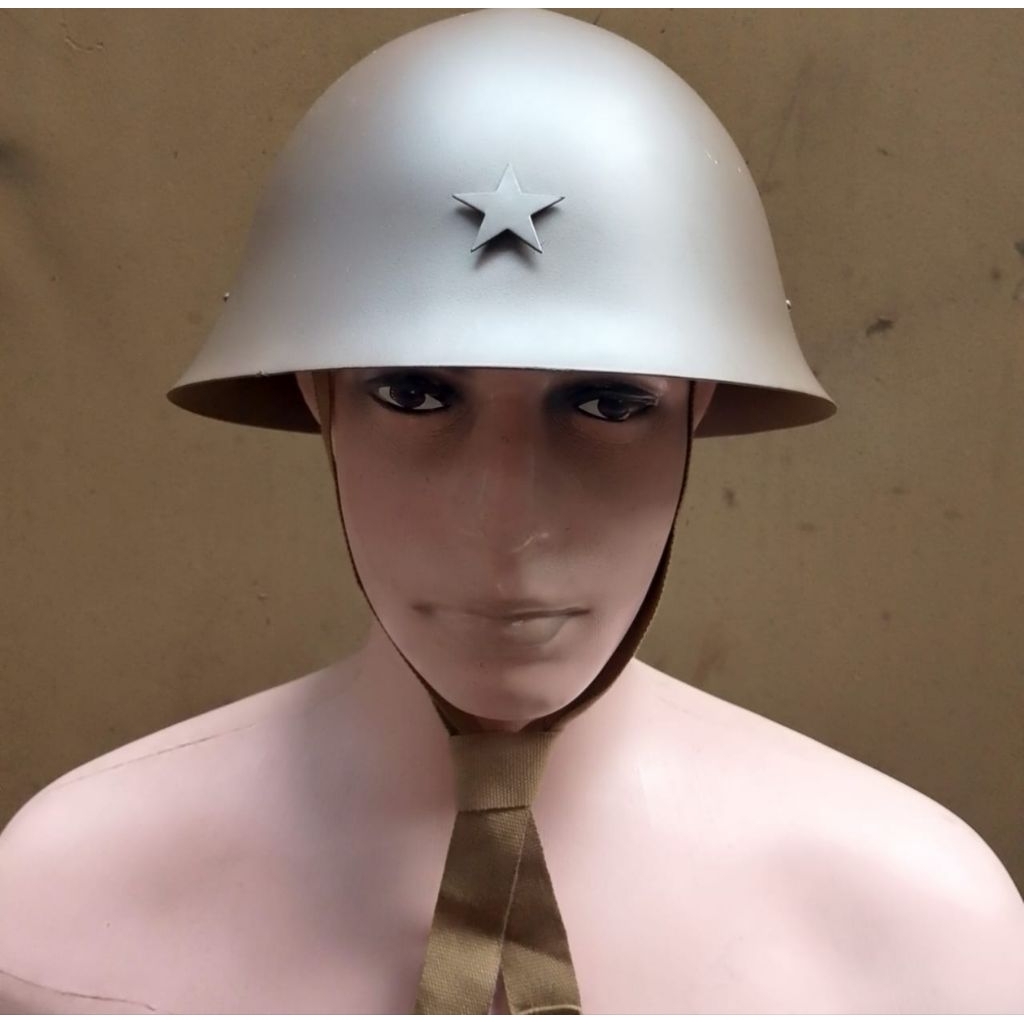 Reproduksi Type 90 IJA/IJN Helmet Helm  WWII WW2 Bahan Metal Baja