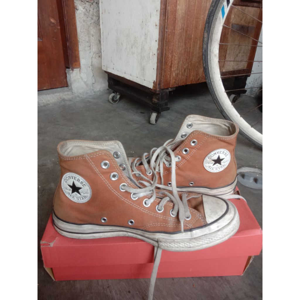 CONVERSE 70S HIGH TAWNY OWL EGRET