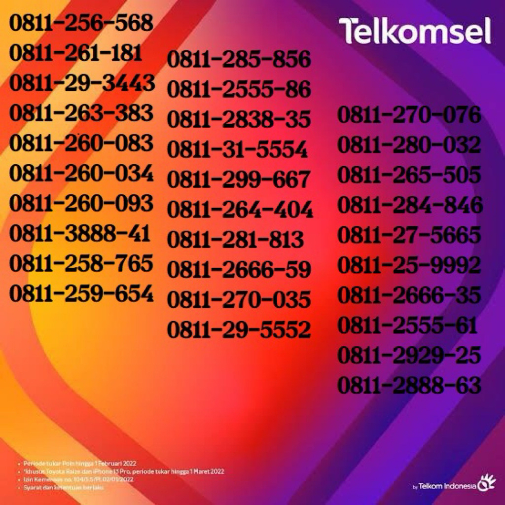 NOMOR HALO TELKOMSEL FREE 70gb