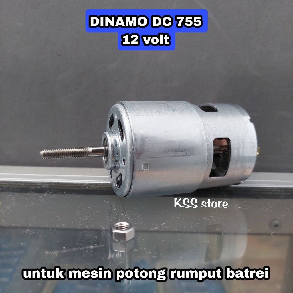 dinamo dc potong rumput RQ755 - 12v