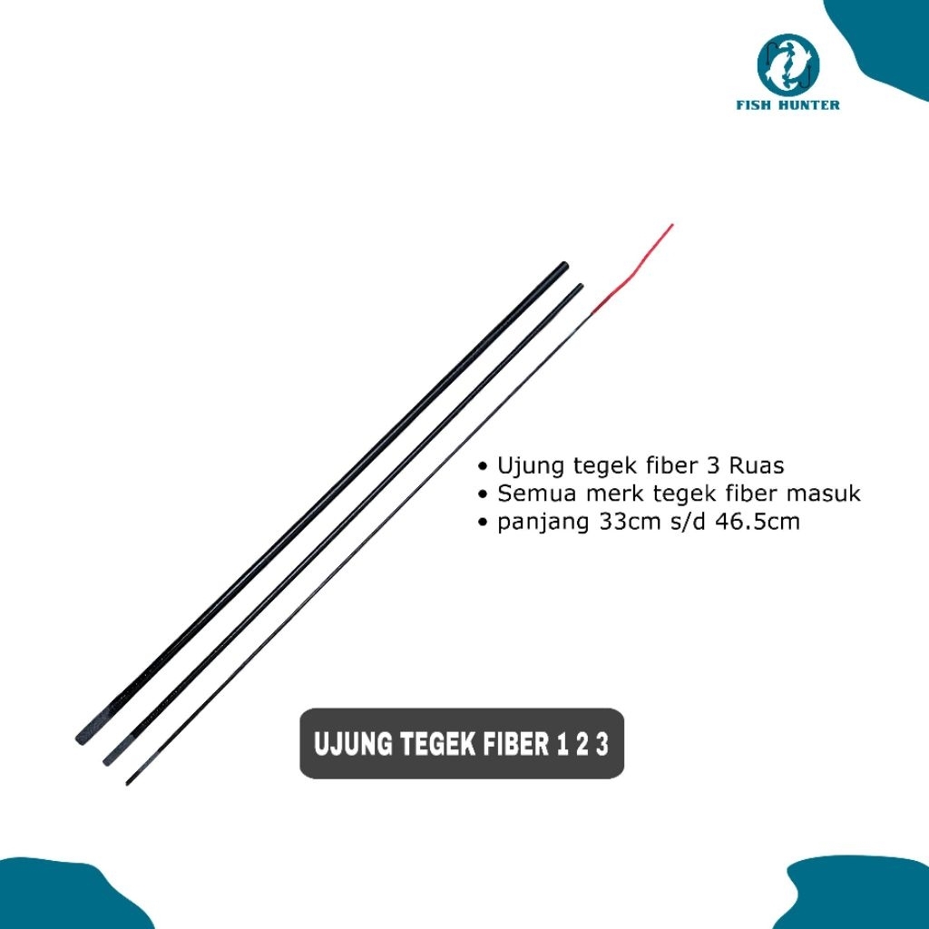 Ujung tegek fiber no 1,2,3 semua merk masuk universal