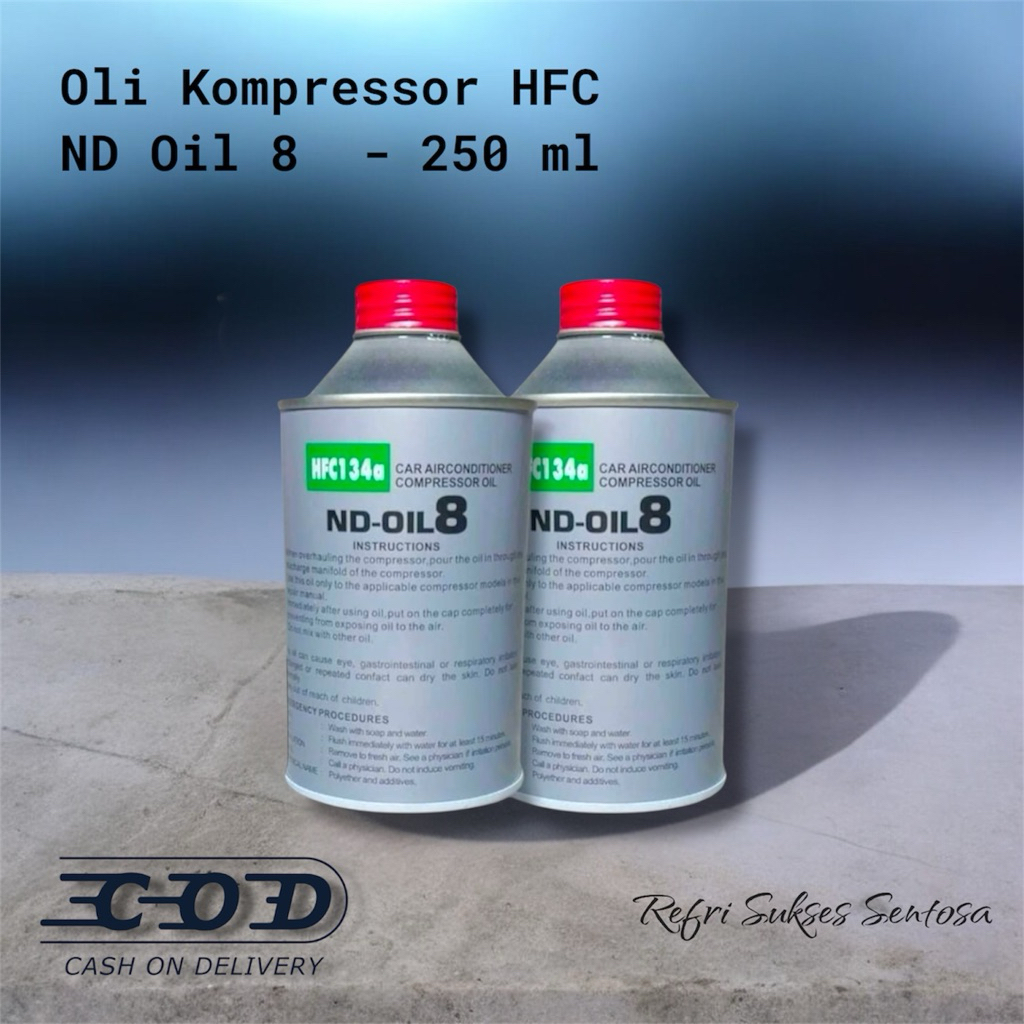Oli Kompressor AC HFC ND Oil 8 // ND Oil R134 - 250ml