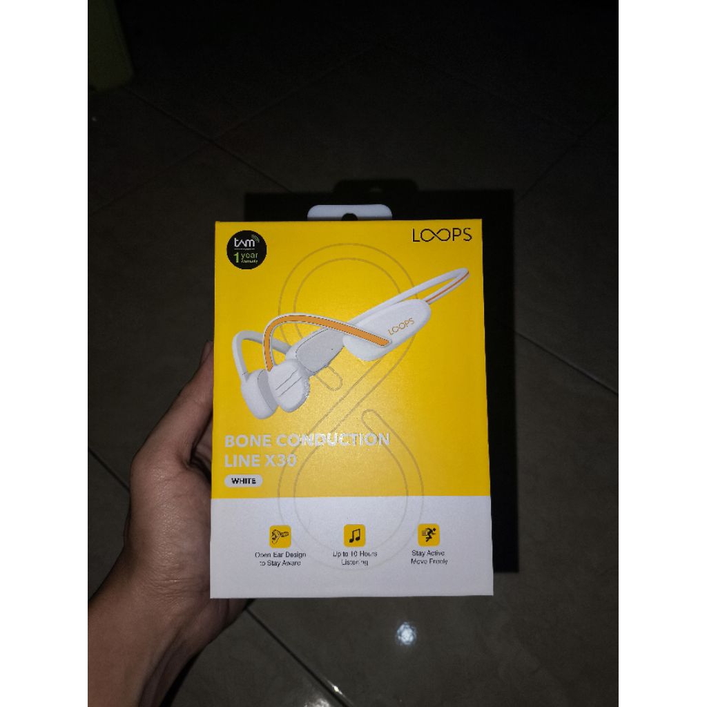 LOOPS Bone Conduction Line X30 White Segel