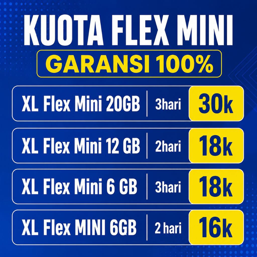 PAKET DATA XL FLEX MINI