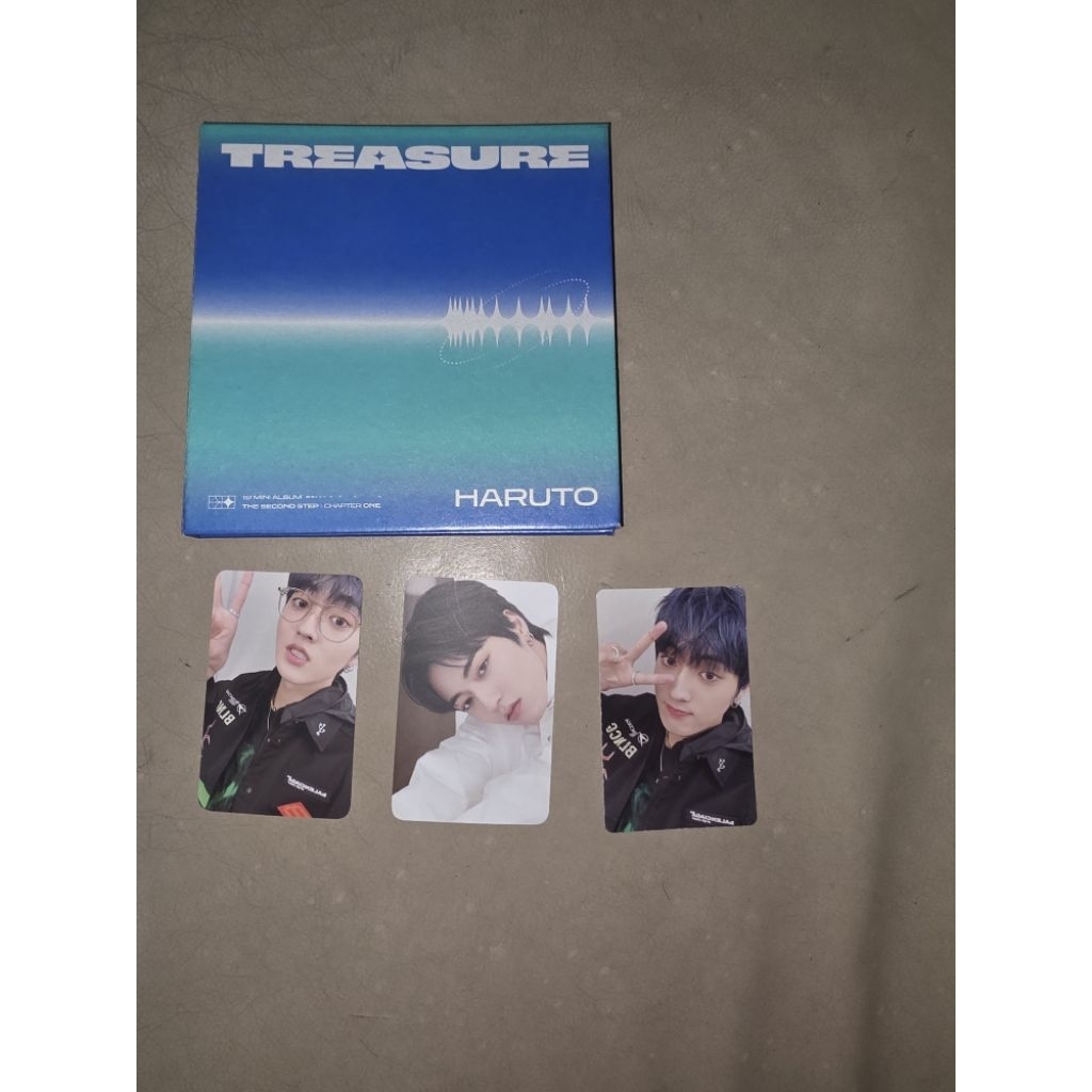 HARUTO DIGIPACK TREASURE 1st MINI ALBUM THE SECOND STEP : CHAPTER ONE (PRELOVED)
