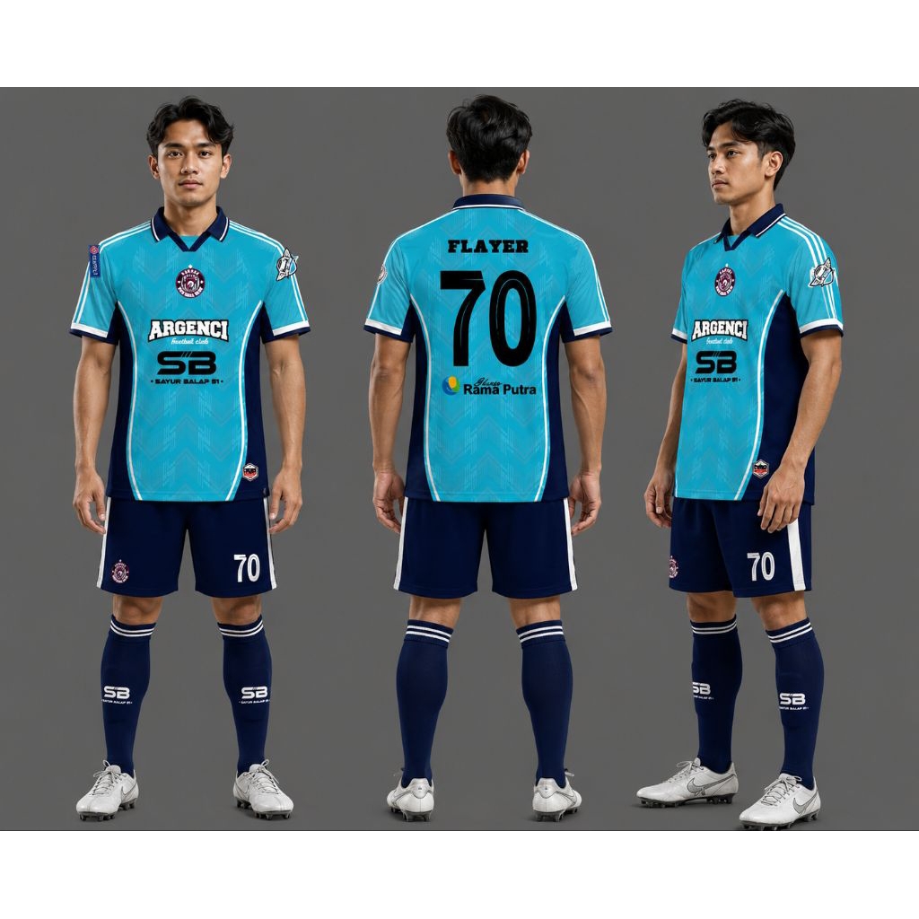 castoom Jersey satuan bahan drifit premium milano dan embos topo
