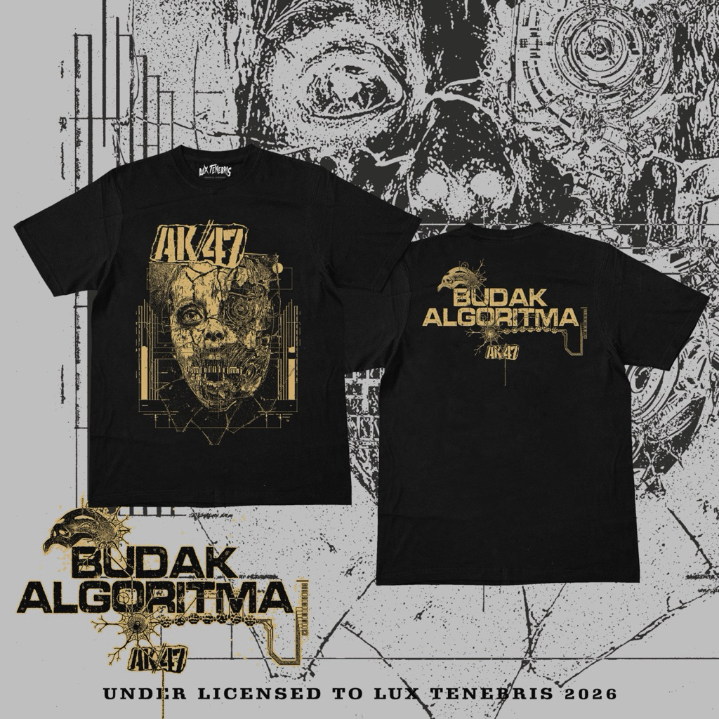 PRE ORDER KAOS BAND AK47 | BUDAK ALGORITMA