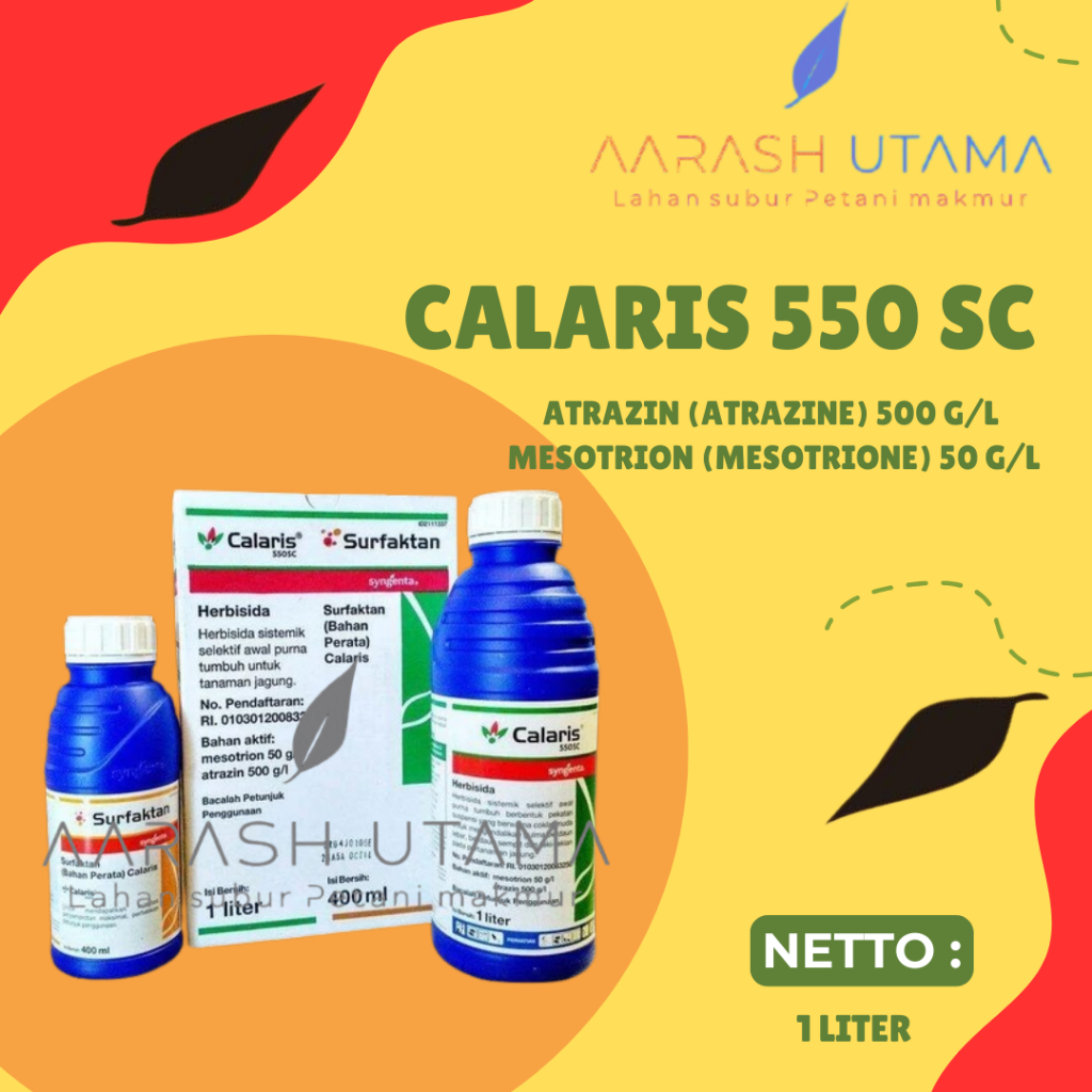Paket Herbisida Jagung CALARIS 550 SC - 1 liter BONUS KAOS