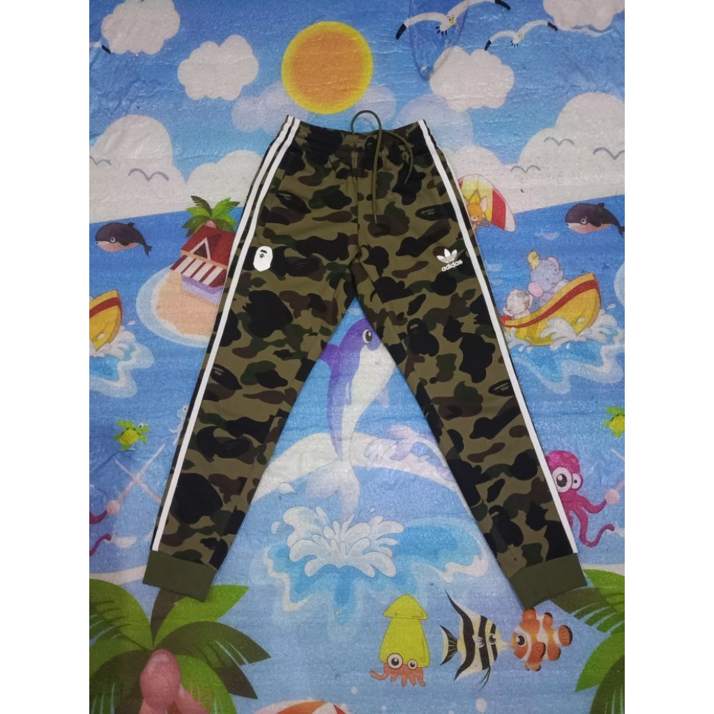 Bape X Adidas Track Pants