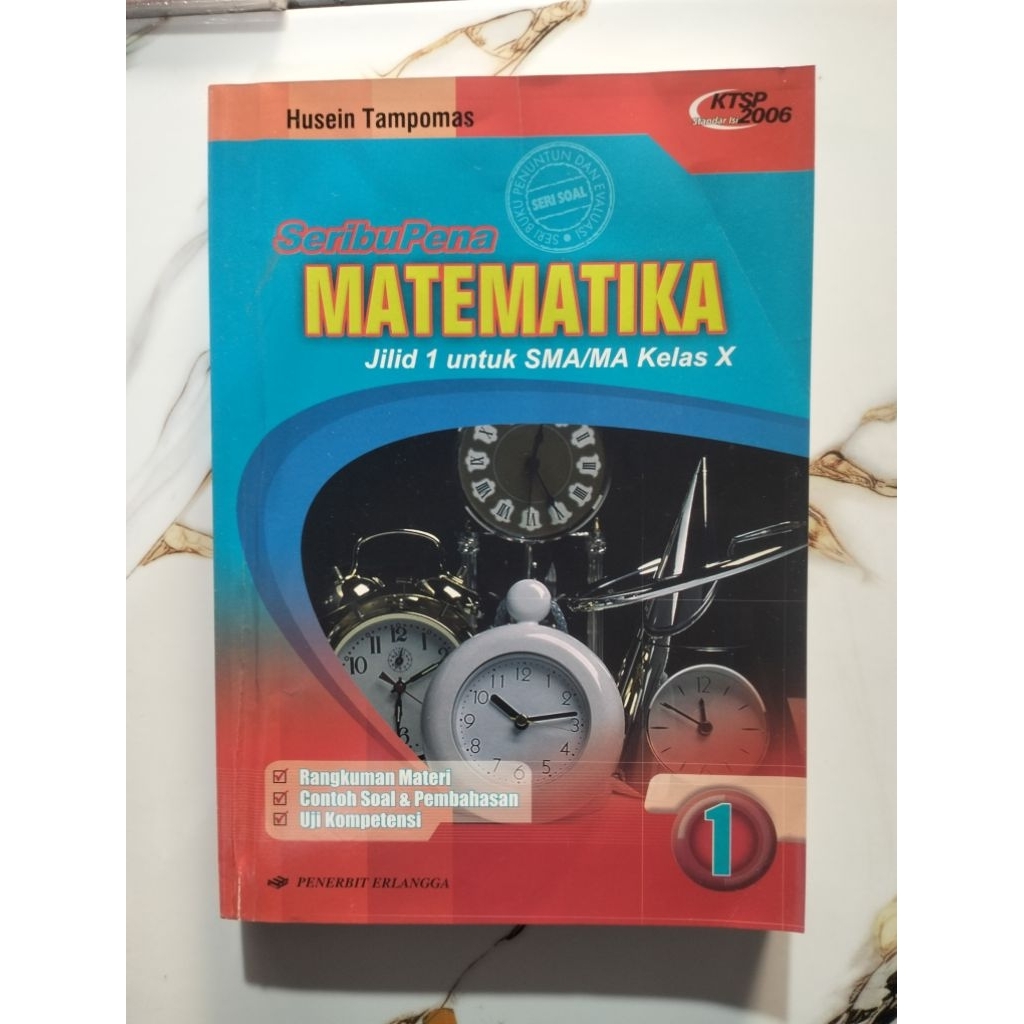 BUKU SERIBU PENA MATEMATIKA
Jilid 1 untuk SMA/MA Kelas X