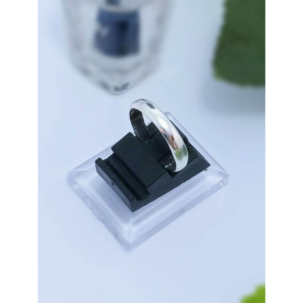 Cincin Polos Pria-Wanita Perak Asli 925