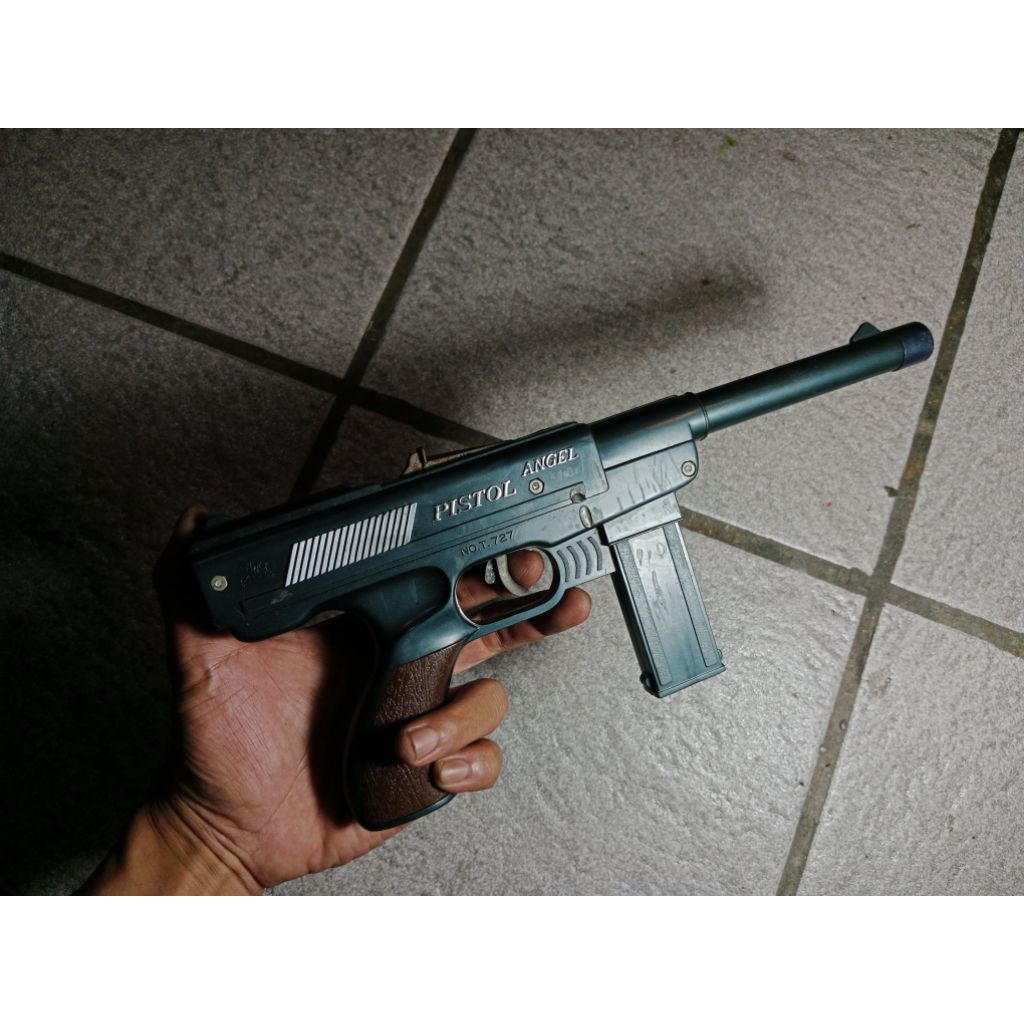 pistol mainan jadul dompis hongkong 1980'an