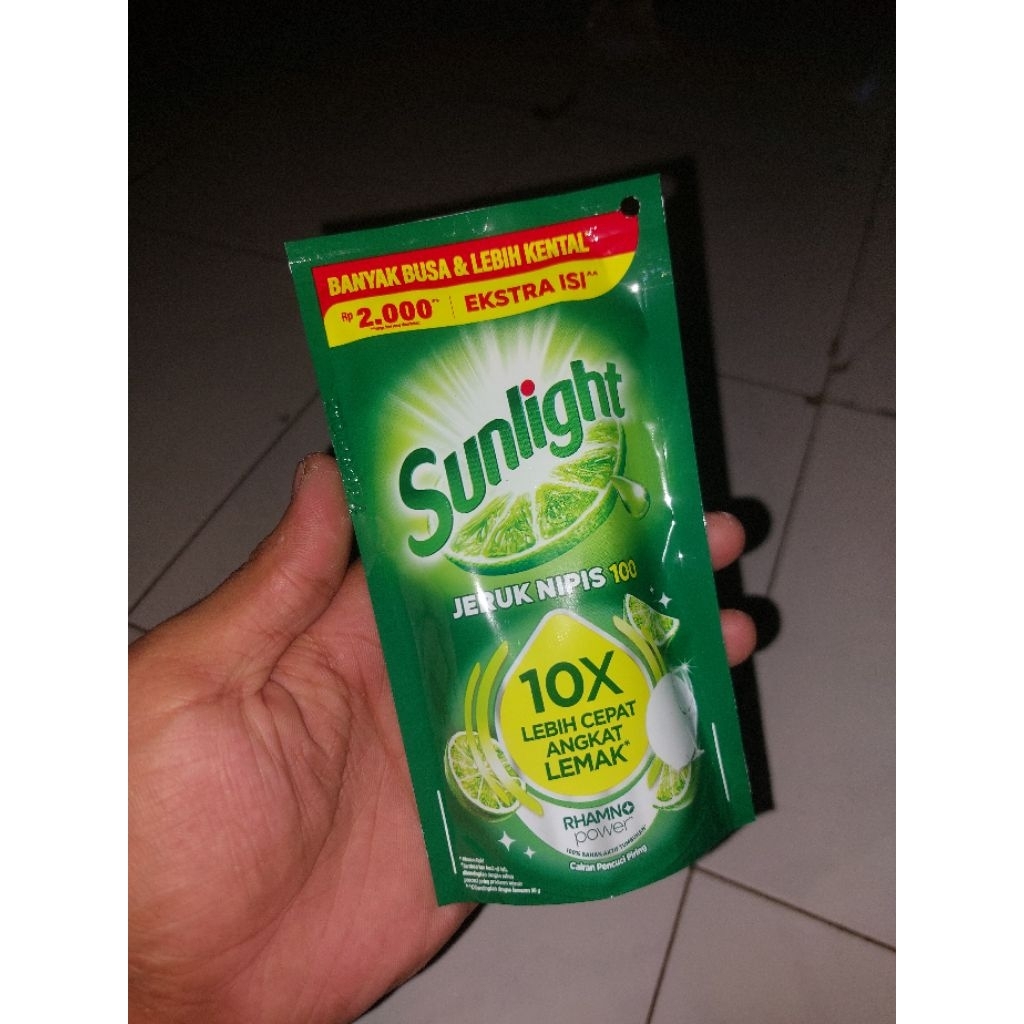 SUNLIGHT 90ML / Sunlight Sabun Cuci Piring 90ml / Sabun Cuci Piring Sunlight Jeruk Nipis 90 ml
