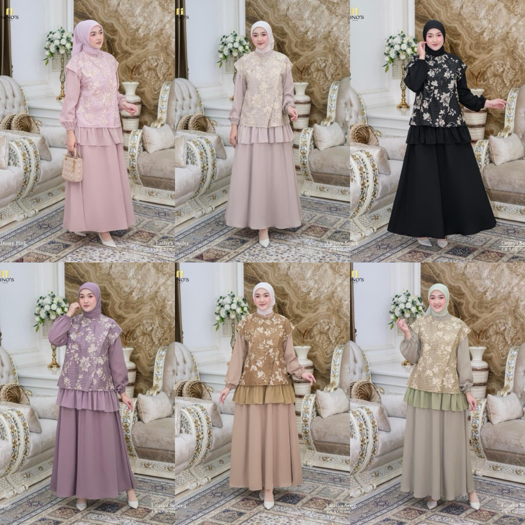 READY LATISYA SET ROK TERBARU NINOS DESIGN ORIGINAL