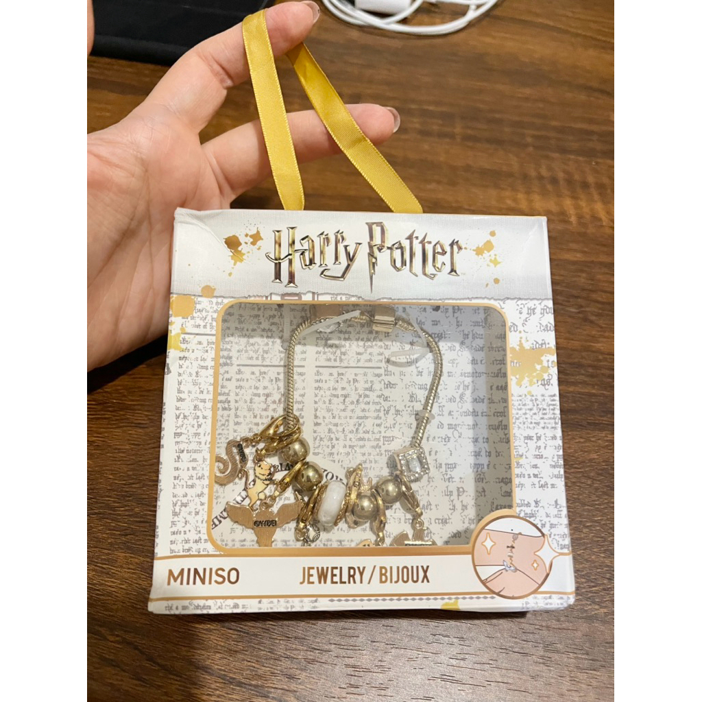 Harry Potter Charm Bracelet Gelang Harpot Original Miniso Perhiasan Pandora