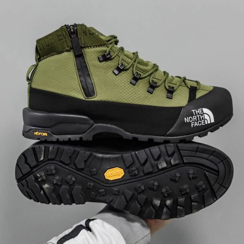 Sepatu Hiking Pria The North Face Glencyffe GTX Mid Olive Black