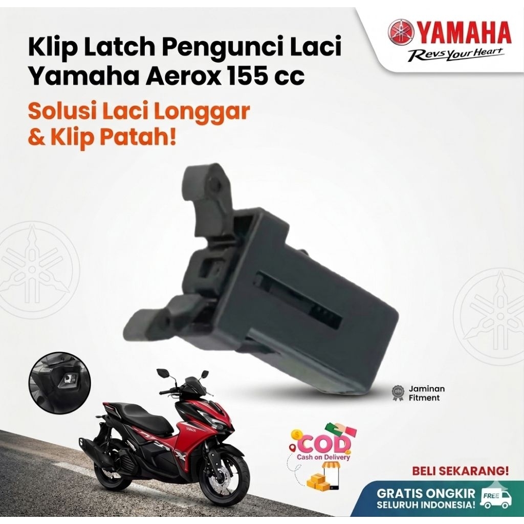 Klip Pengunci Laci Yamaha Aerox 155 Latch Button - Kualitas Premium
