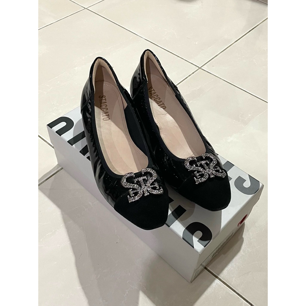 PL Staccato Heels Black