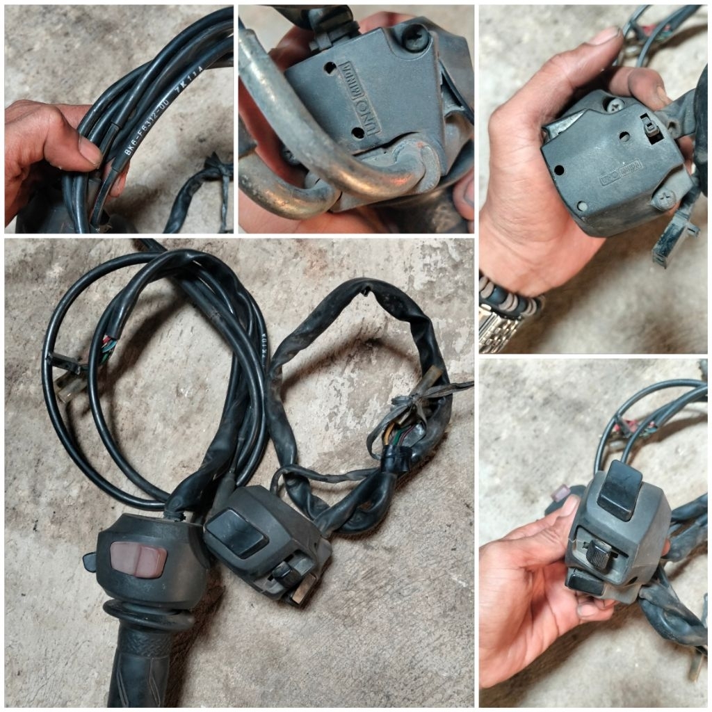 HOLDER SAKLAR TALI GAS SET KANKIR R15 V3 BK6 SECOND ORIGINAL