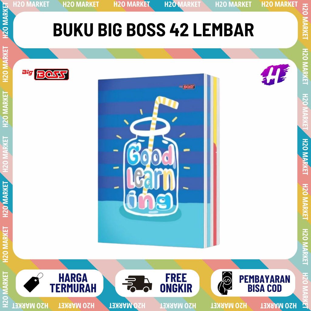 [H2O] BUKU TULIS BIG BOSS SIDU 42 LEMBAR (1 PCS)