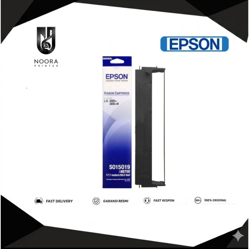 Pita Epson Ribbon LX 300 / LX300 Ribbon Catridge Printer