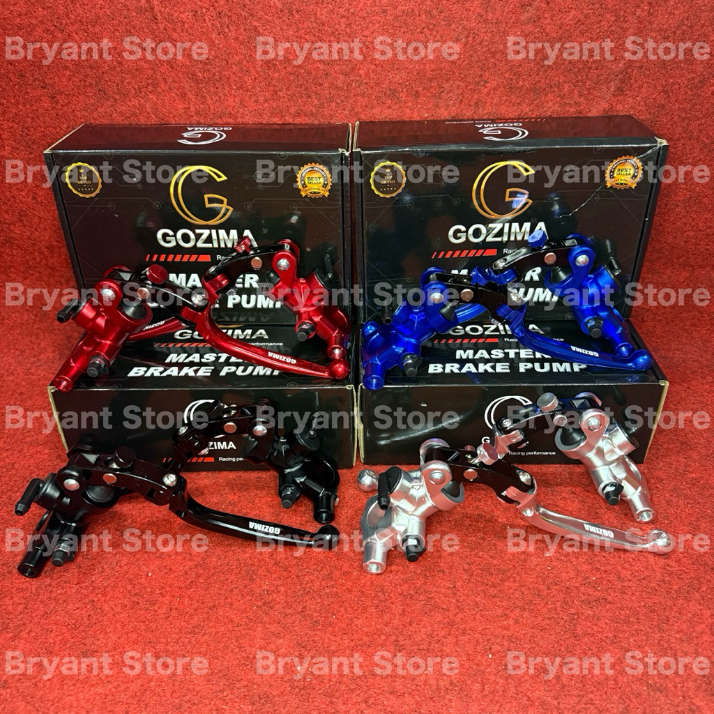 MASTER REM GOZIMA ORIGINAL GZ-1 CNC 14MM LIPAT RADIAL PRO PLUS TABUNG FREE SWITCH REM MODEL S1 BRAKE