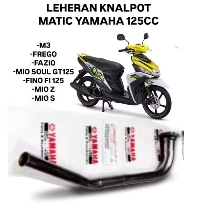 LEHERAN KNALPOT ORI MIO M3 MIO GEAR FAZIO FINO 125 FREEGO MIO Z MIO S MIO SOUL GT 125 X-RIDE 125 MIO