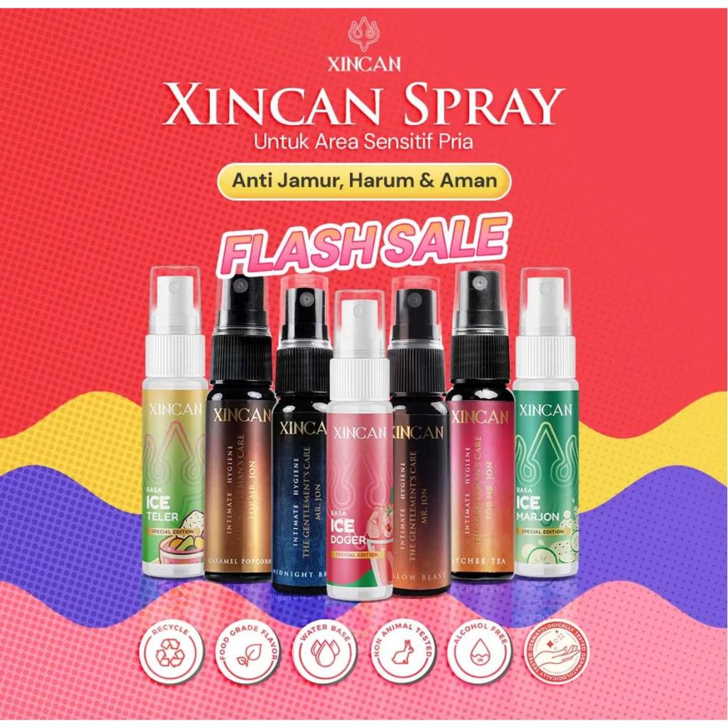 READY‼️ XINCAN SPRAY INTIMATE HYGIENE UNTUK AREA SENSITIF PRIA BPOM